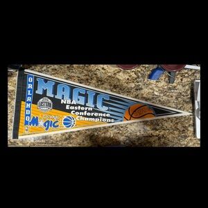 Orlando Magic 1995 champion vintage NBA Pennant